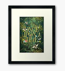 Bee Once Upon a Time Framed Print