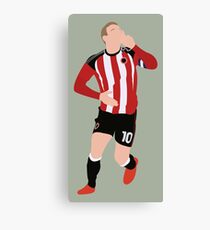 Fat Lad From Sheffield Billy Sharp Canvas Print