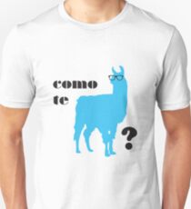 Como Te Llamas Humor Pun Poster Art Unisex T-Shirt