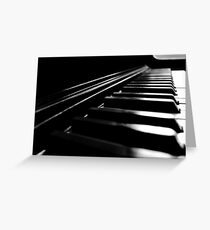 Piano Keys Greeting Card