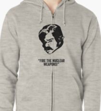Toast of London 'Fire the Nuclear Weapons' Zipped Hoodie