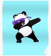 Dabbing Panda Poster