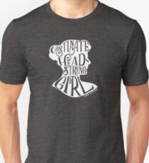 Obstinate, Headstrong Girl Pride and Prejudice Jane Austen Quote Design Unisex T-Shirt