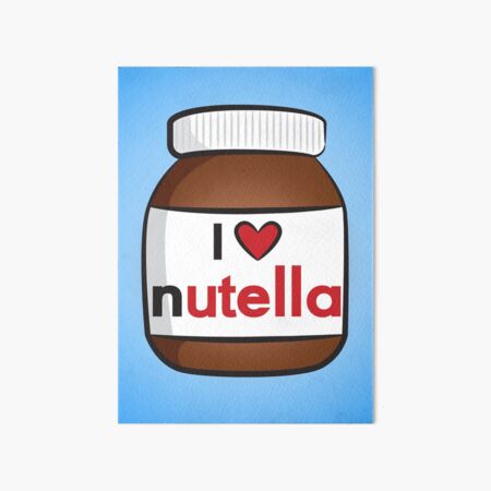 I <3 Nutella Art Board Print