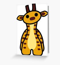 Fizz the Giraffe Greeting Card