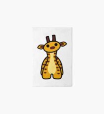 Fizz the Giraffe Art Board Print
