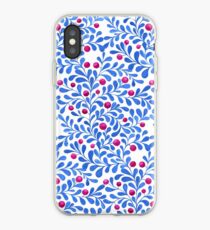 Berry field pattern iPhone Case