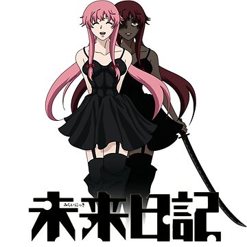 Camisa Black De Anime Mirai Nikki Yuno