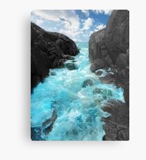 Rushing Water Metal Print