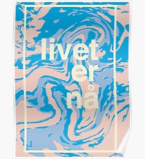 Livet er nå - "life is now" Poster