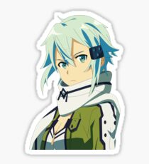 Sinon Inspired Anime Shirt Sticker