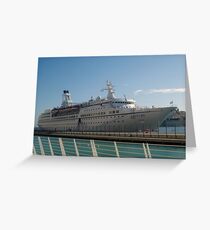 The cruise liner Greeting Card