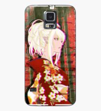 Kuss Schuss Yukata Glitch Hülle & Klebefolie für Samsung Galaxy