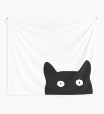 Sneaky Cat Wall Tapestry