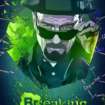 Stylized Breaking Bad Blue Design iPhone Case for Sale by