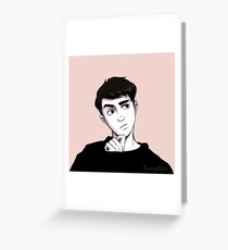 Accidental Model Howell Greeting Card