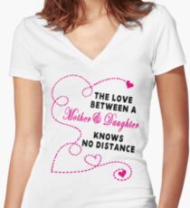 Mother and Daughter - Mother's day Women's Fitted V-Neck T-Shirt