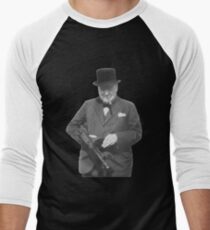 Sir Winston Churchill Men's Baseball ¾ T-Shirt