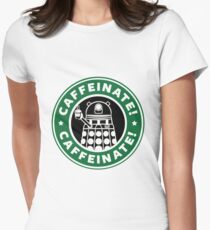 Dalek Star Wrs Coffee Women's Fitted T-Shirt