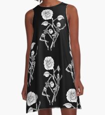 Skeleton Pole Dance A-Line Dress