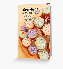 Grandmother Cupcakes Mother's Day Greeting Card
