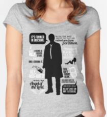 Castiel Quotes Women's Fitted Scoop T-Shirt