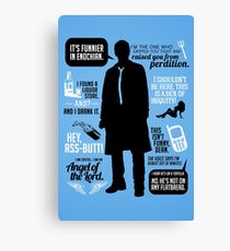 Castiel Quotes Canvas Print