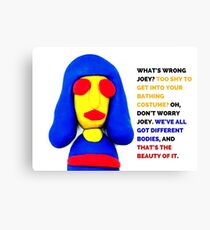 Joey Ramone, Noel Fielding's Luxury Comedy Canvas Print