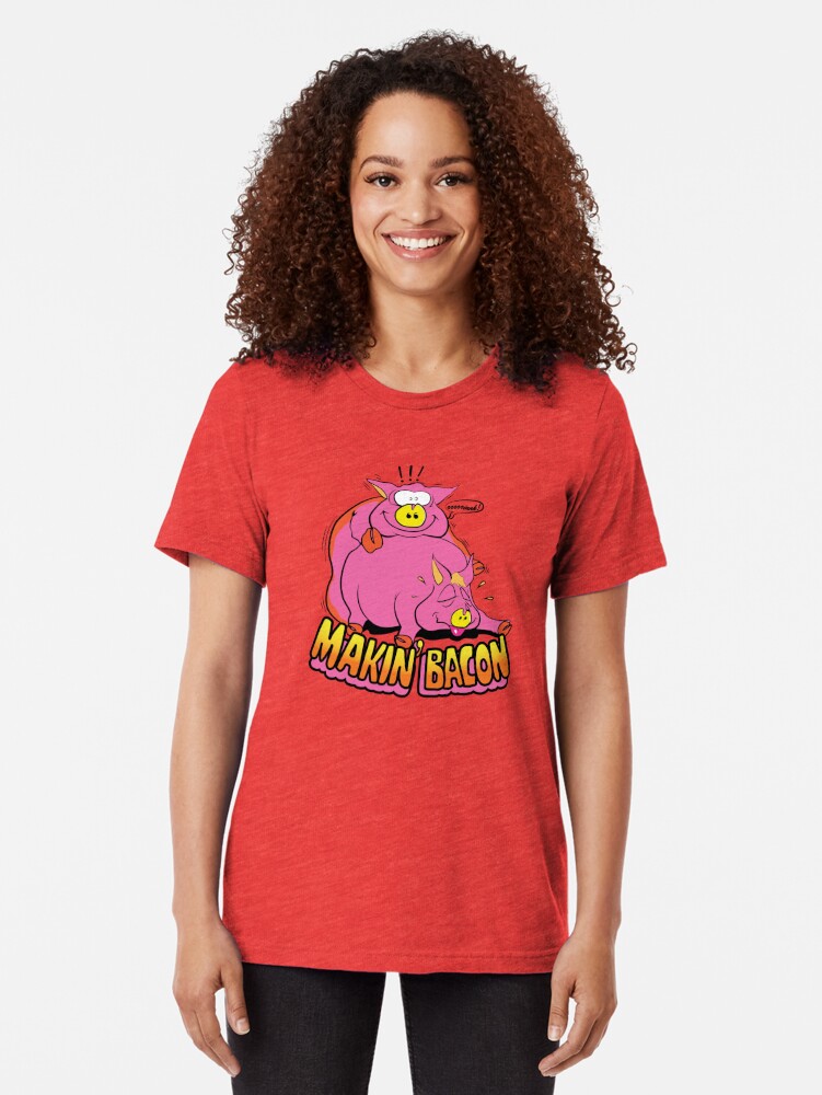 vintage makin bacon t shirt