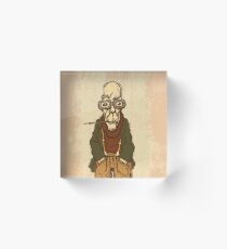 Oldfashioned Artist Acrylic Block