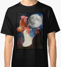 3 Chicken Moon Classic T-Shirt