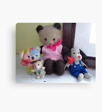 Cheerful family Canvas Print
