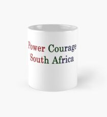 Power Courage South Africa Mug