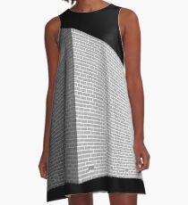 Structure in bricks A-Line Dress