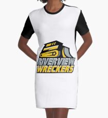 The Riverview Wreckers Logo Graphic T-Shirt Dress