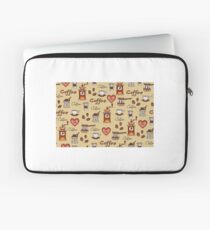 Cofee Pattern Laptop Sleeve