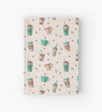 Cofee Pattern Hardcover Journal