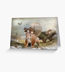 Preparations for the festive season Greeting Card