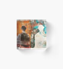 Two Men Acrylic Block