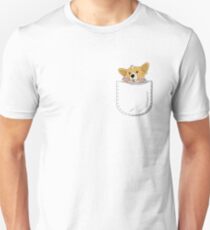 Pocket Corgi Pup Unisex T-Shirt