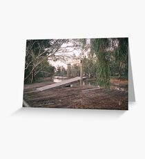 Old Wharf Greeting Card