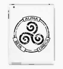 Alpha Beta Omega (Black) - Teen Wolf iPad Case/Skin