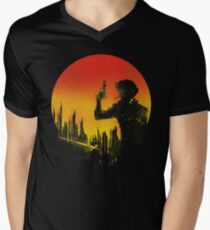 Knall!!! T-Shirt mit V-Ausschnitt