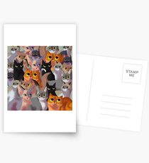 Lotsa cats Postcards