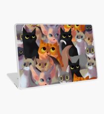 Lotsa cats Laptop Skin