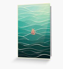 Waves Greeting Card