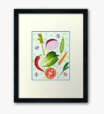 Vegetables Framed Print