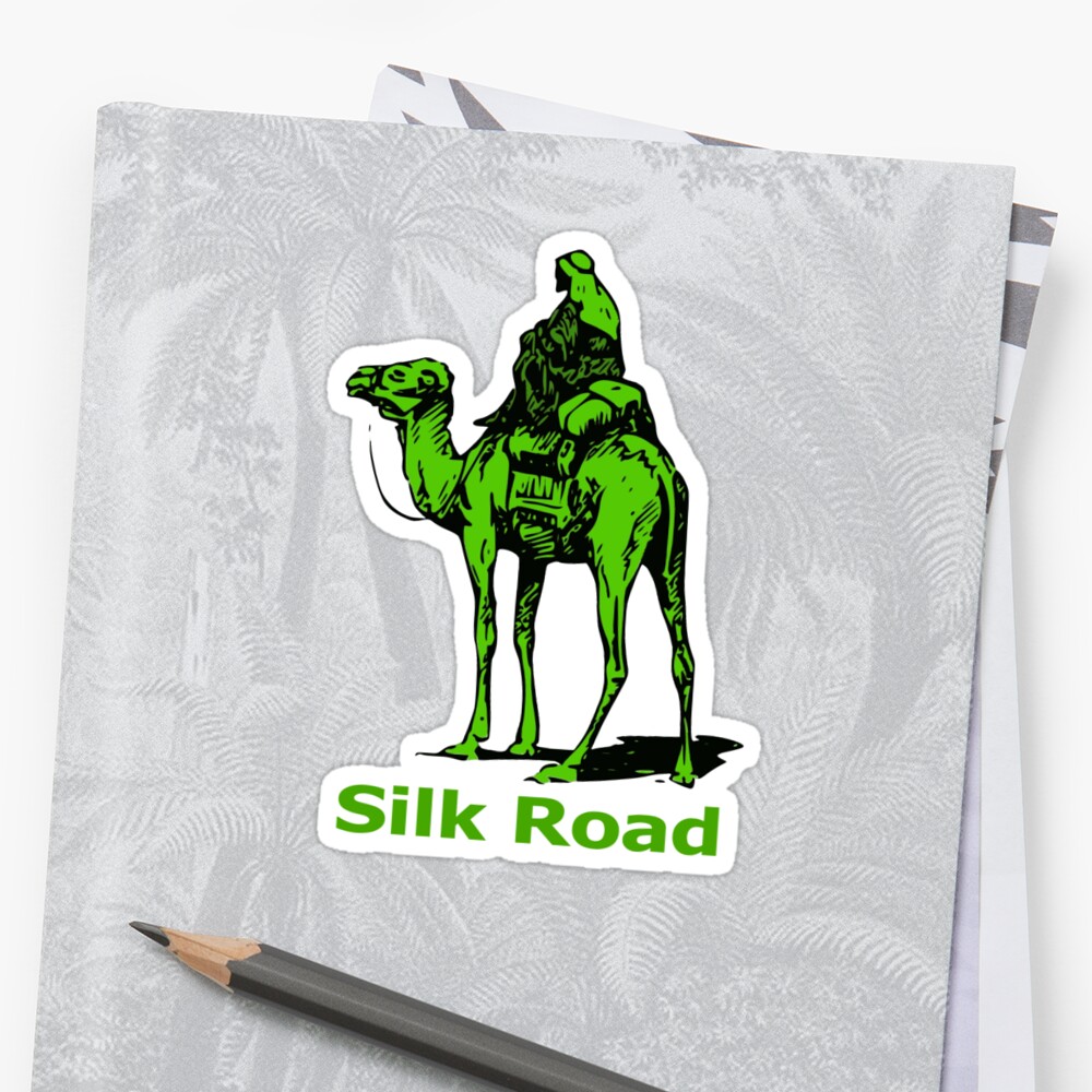 "Silk Road Logo" Sticker by asyncvoid | Redbubble