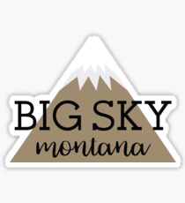 Big Sky, Montana Geofilter Sticker