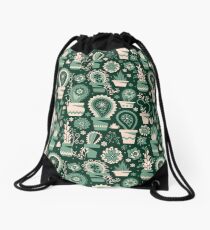 Paisley succulents Drawstring Bag